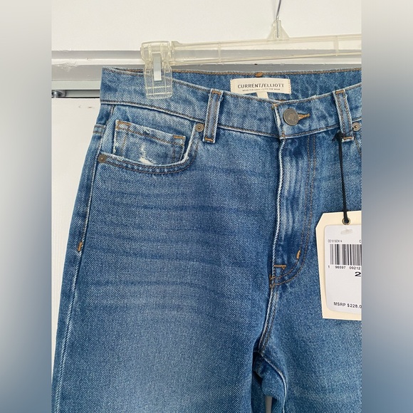 NWT Current/Elliott Boyfriend Jeans (size 25) - Picture 3 of 8